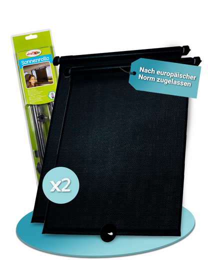 Sonnenschutzrollo Neutral (2er Pack)