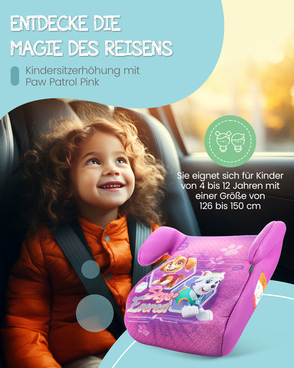 Kindersitzerhöhung Paw Patrol - Pink