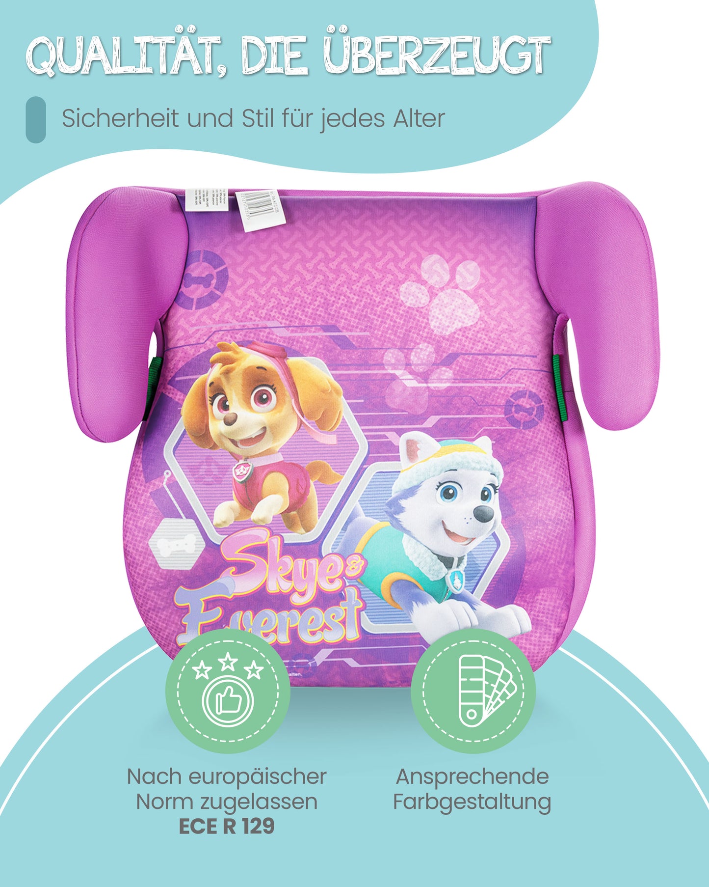 Kindersitzerhöhung Paw Patrol - Pink
